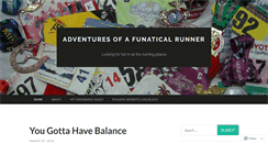 Desktop Screenshot of funaticalrunner.com